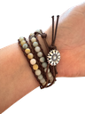 Amazonit Wickelarmband