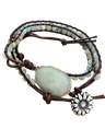 Amazonit Wickelarmband
