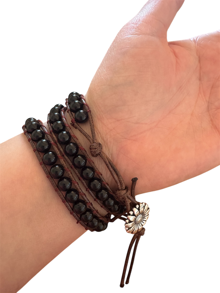 Amazonit Wickelarmband