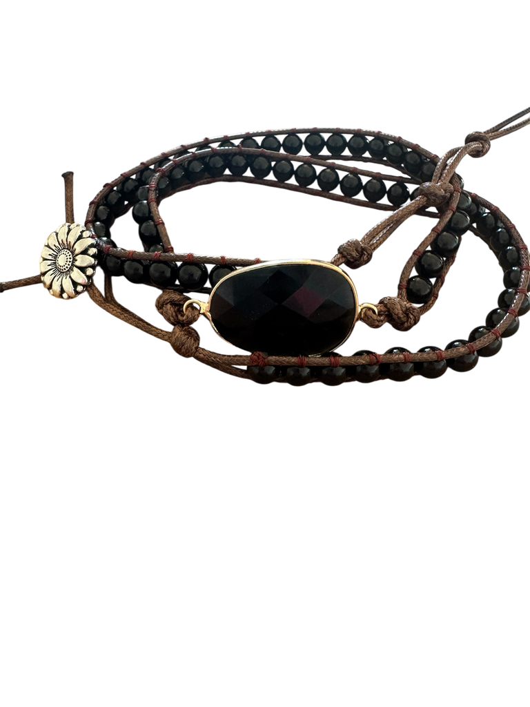 Amazonit Wickelarmband