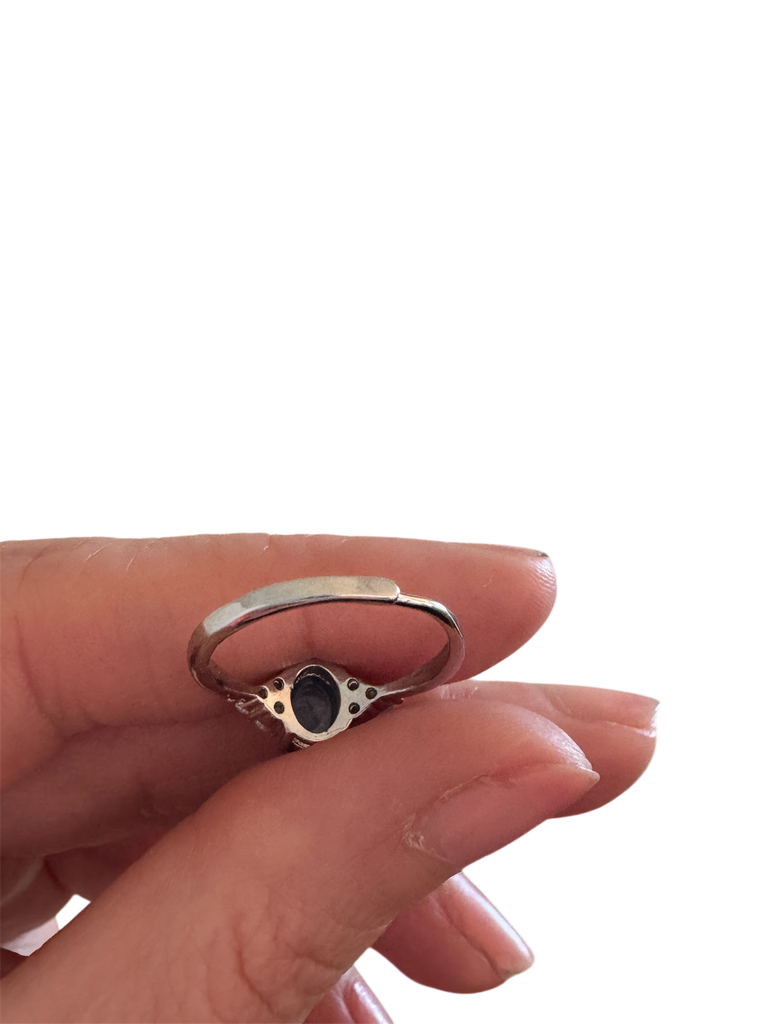 Cyanit Ring verstellbar 