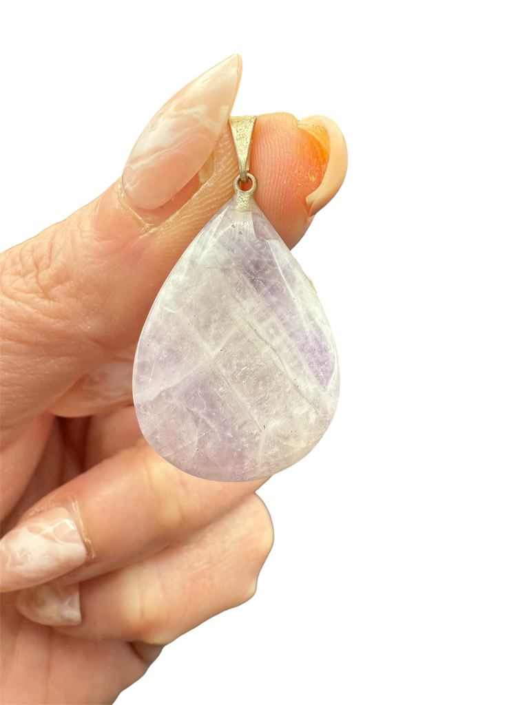 Amethyst Dream Chevron Anhänger Tropfen