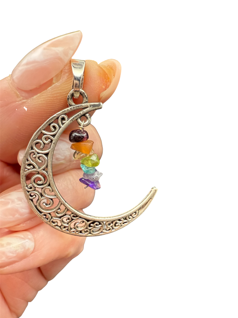 Chakra Mond Anhänger