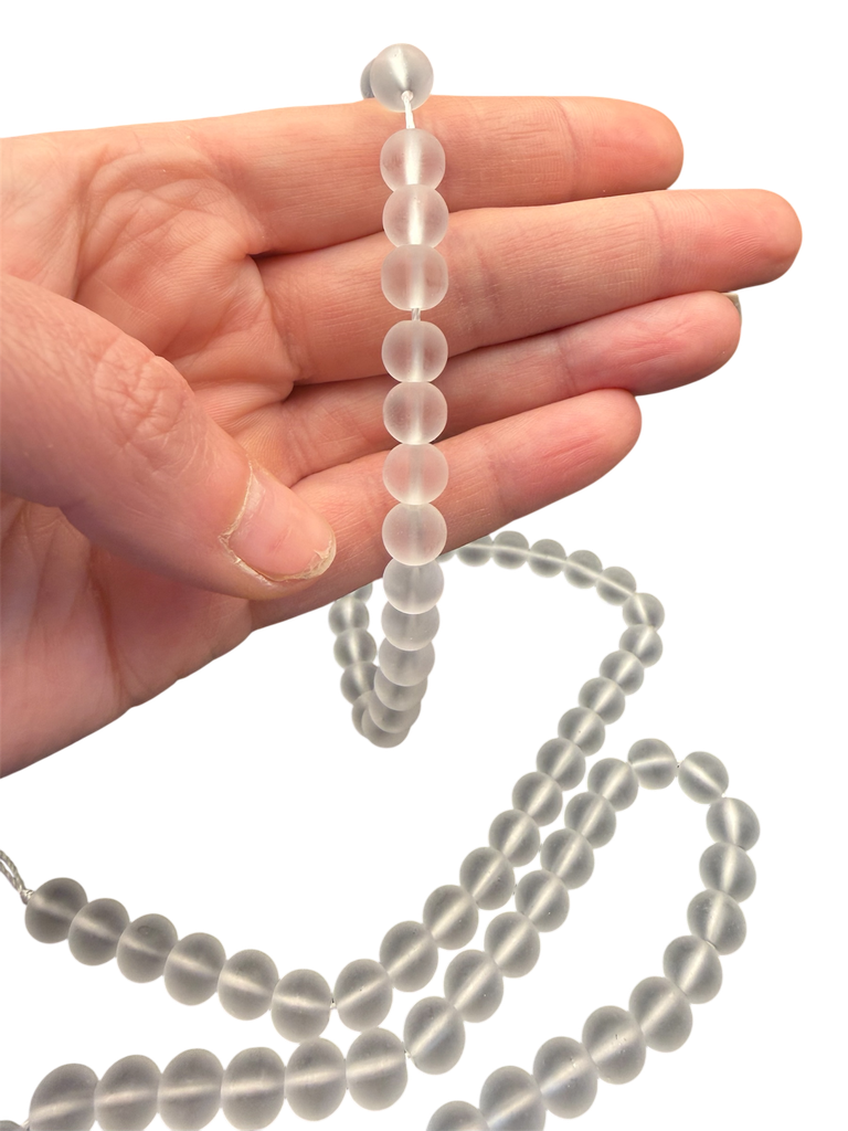 Bergkristall Kugelperlen Strang 8mm 