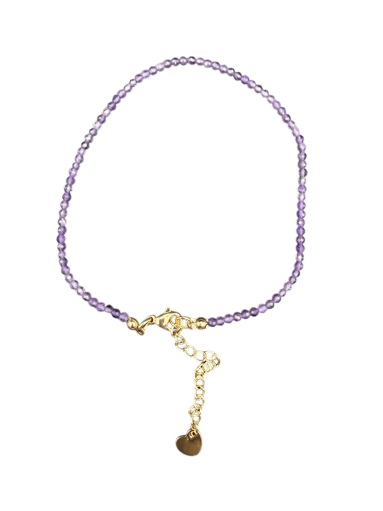 Amethyst Fußkettchen