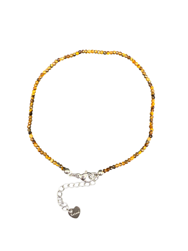 Tigerauge Fußkettchen