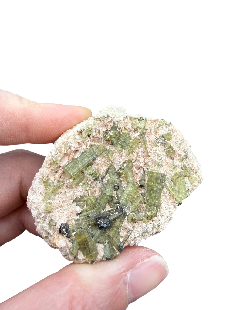 Turmalin Schörl Rohstein grün