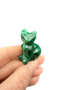 Malachit Carving Sphinx Katze