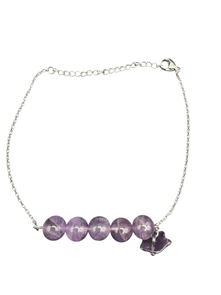 Amethyst Armband Edelstahl