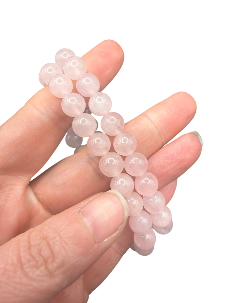 Rosenquarz Kugelarmband