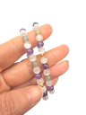 Selenit Amethyst Labradorit Kugelarmband