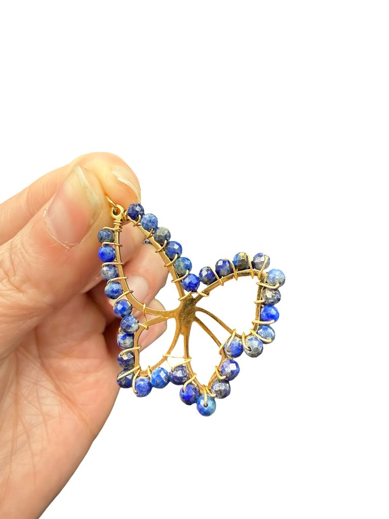 Lapislazuli Schmetterling Anhänger