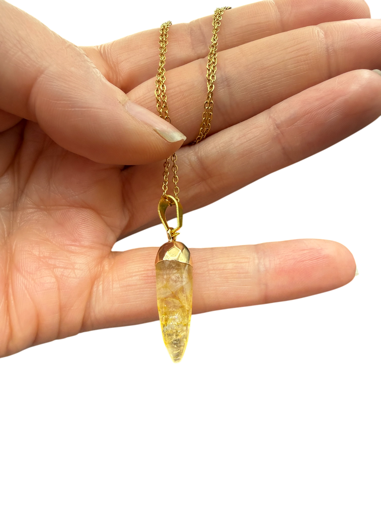 Citrin Halskette