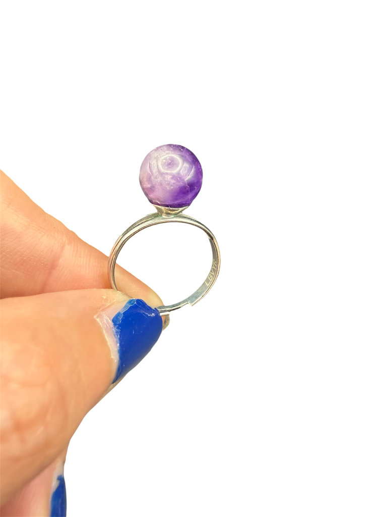 Amethyst Edelsteinring Unikat