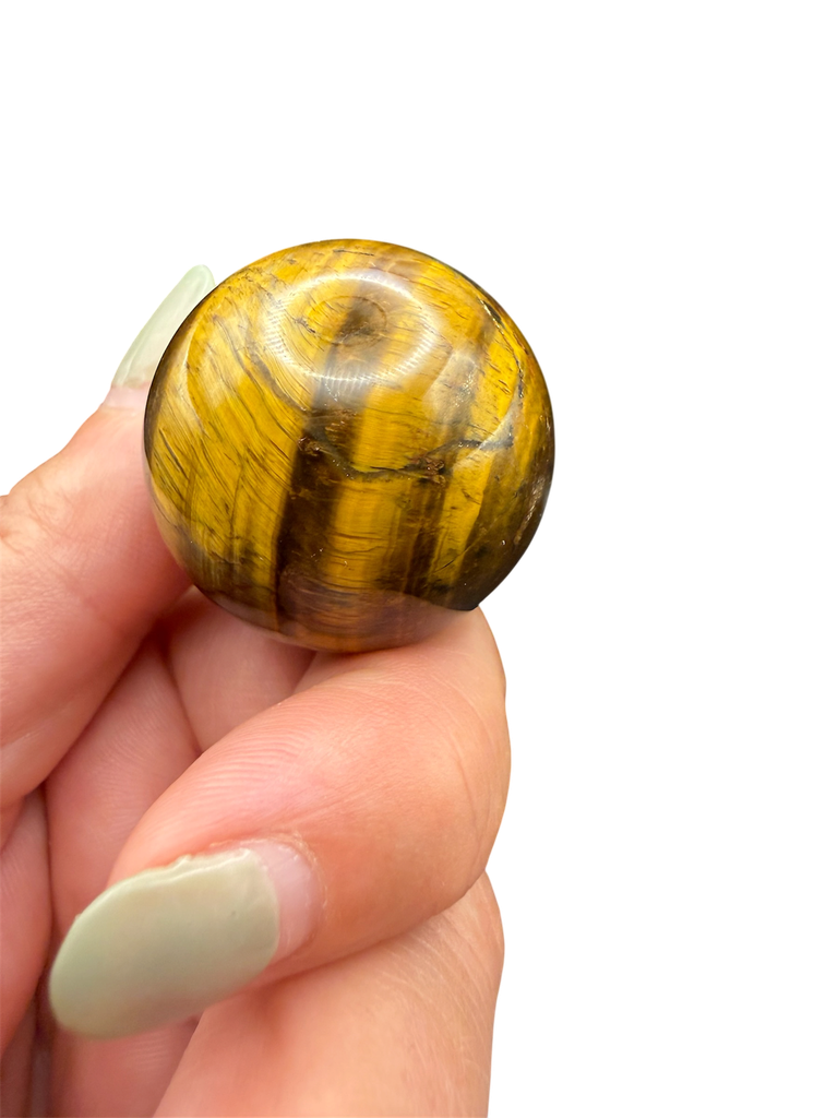 Tigerauge Kugel Sphäre