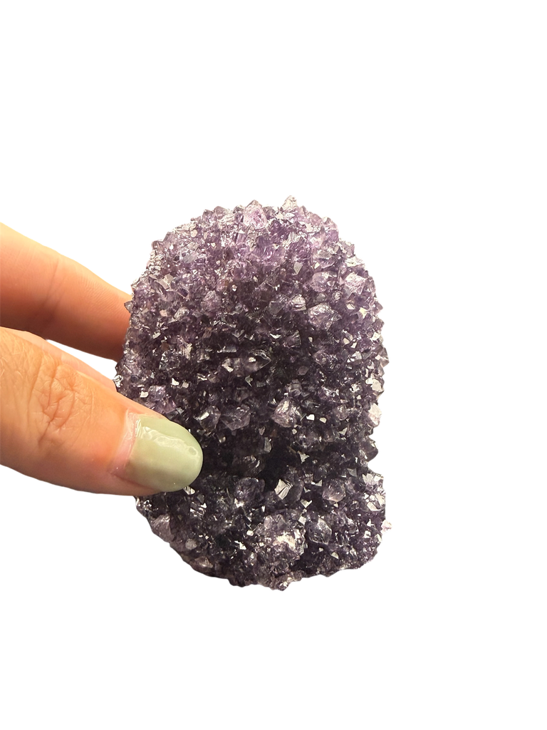 Spiritquarz Dunkelviolett Unikat L
