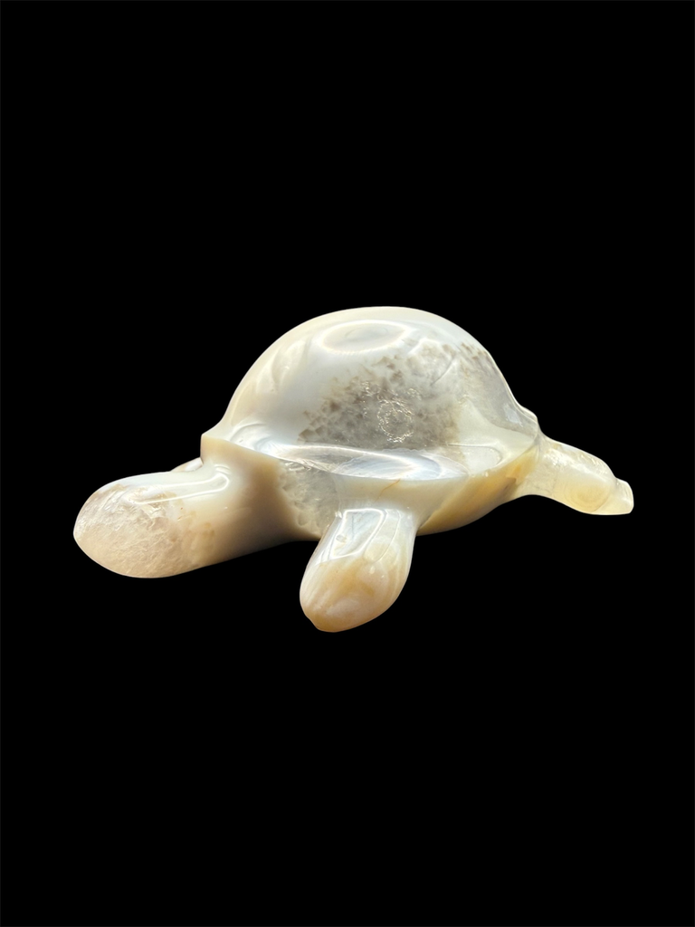 Achat Schildkröte Carving Unikat