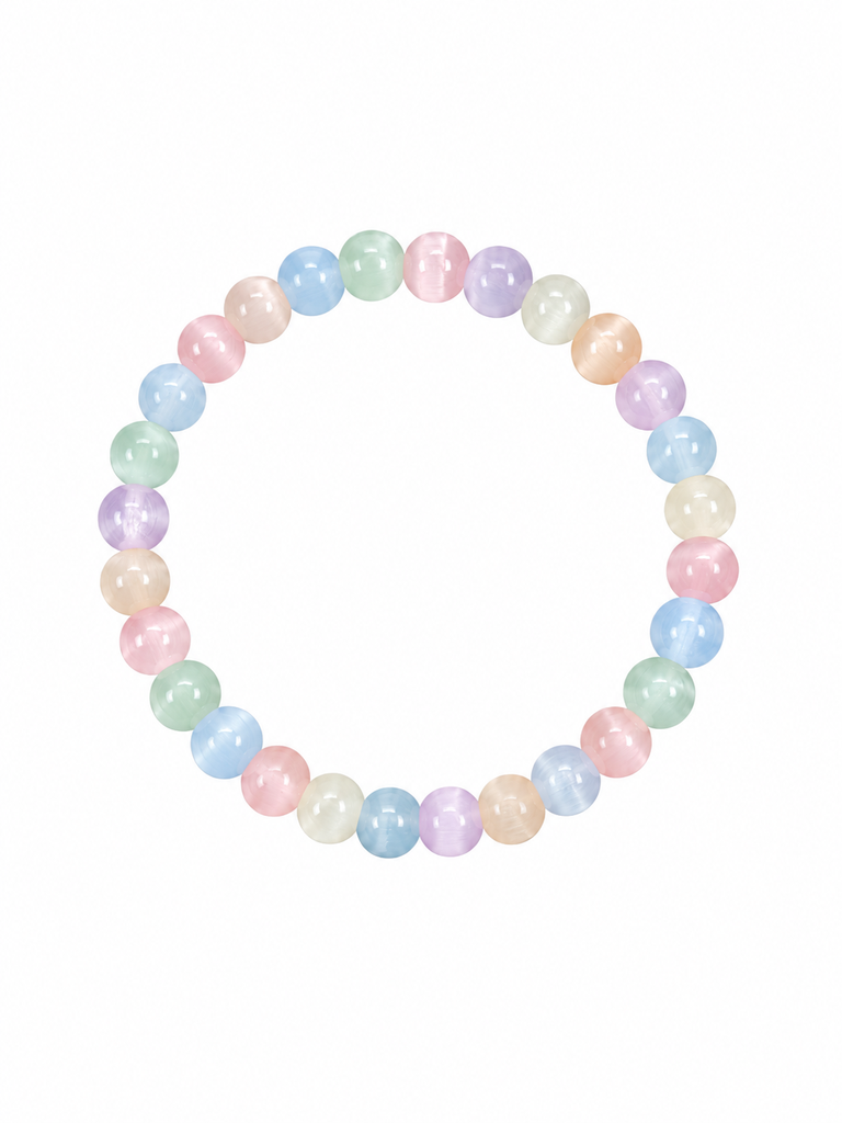 Selenit Kugelarmband