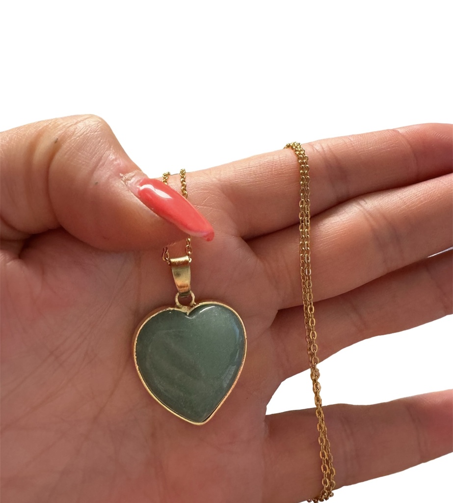 Aventurin Herzedelsteinkette