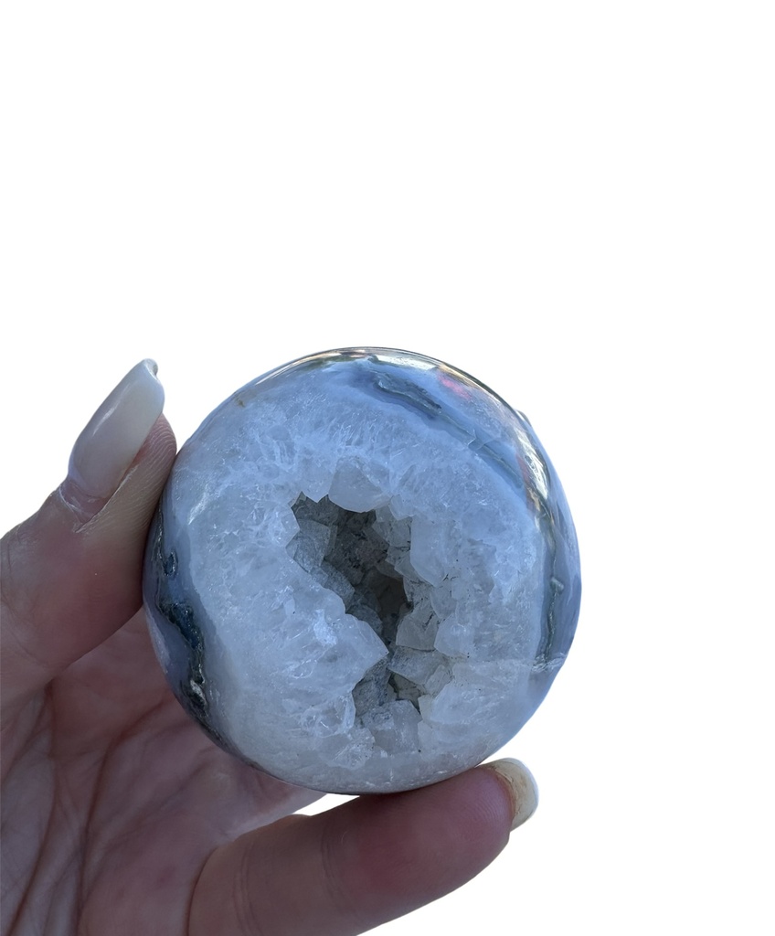 Moos- und Baumachat Kristallkugel