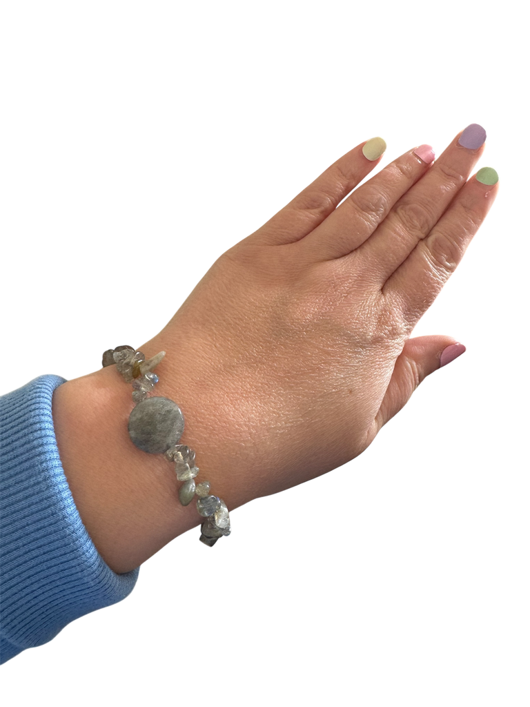 Labradorit Splitterarmband Variante
