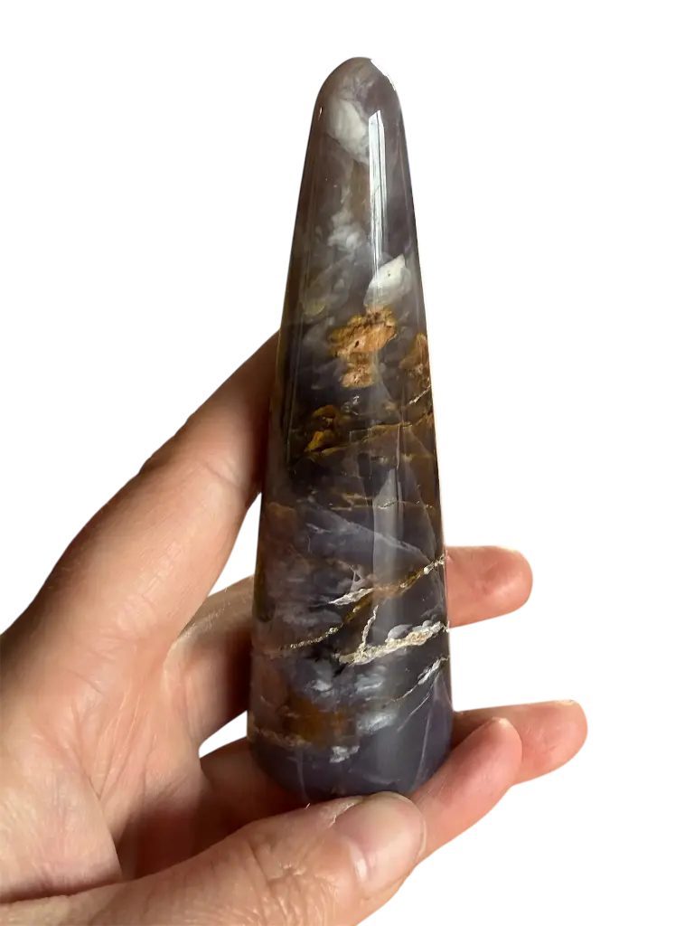 Chalcedon Turm Ringhalter 