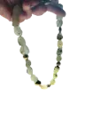 Prehnit Halskette
