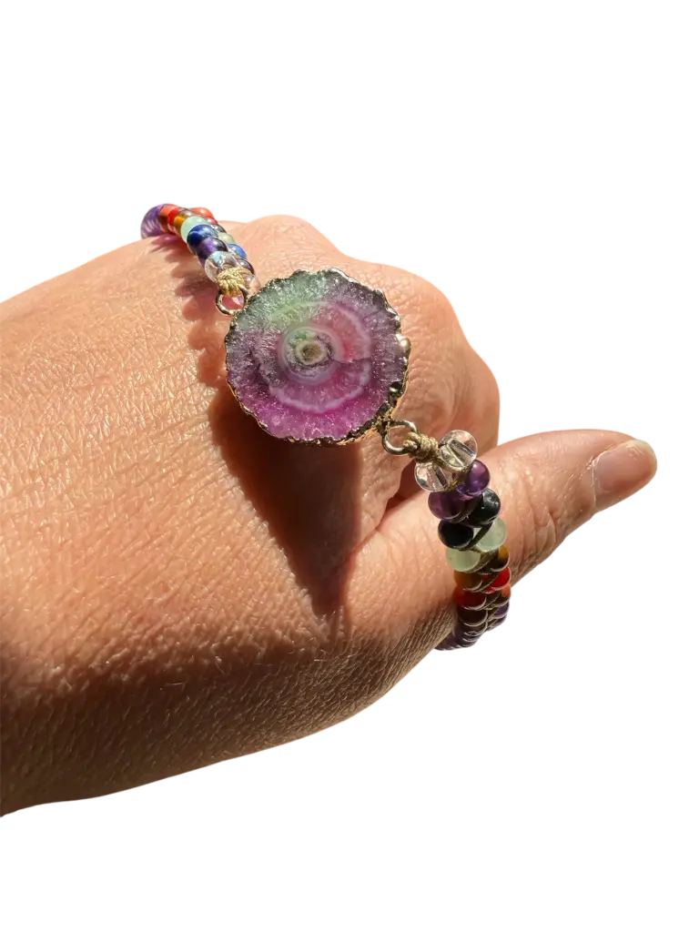 Achat Chakra Armband