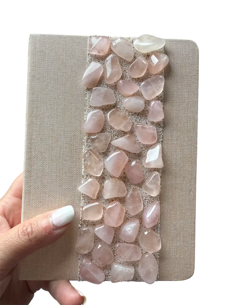 Rosenquarz Notizbuch A5 