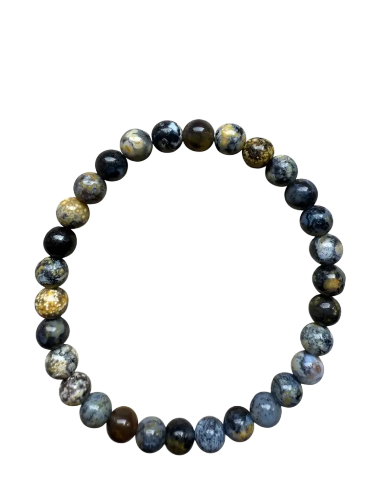 Ocean Jaspis Kugelarmband blau