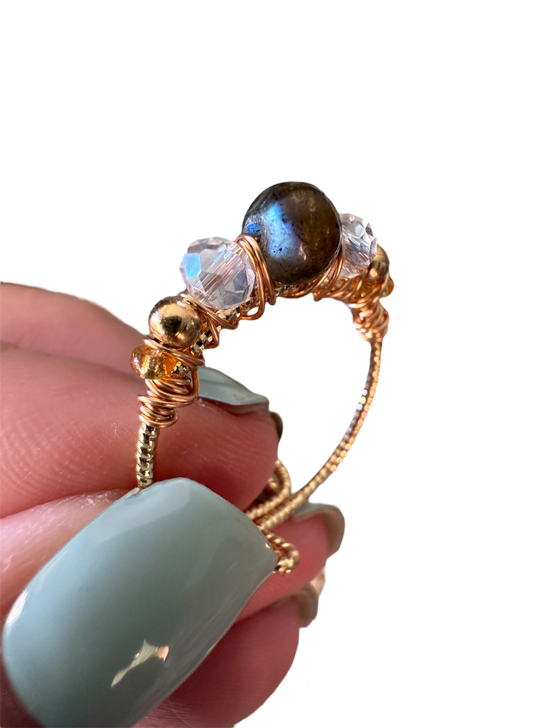 Labradorit Edelsteinring