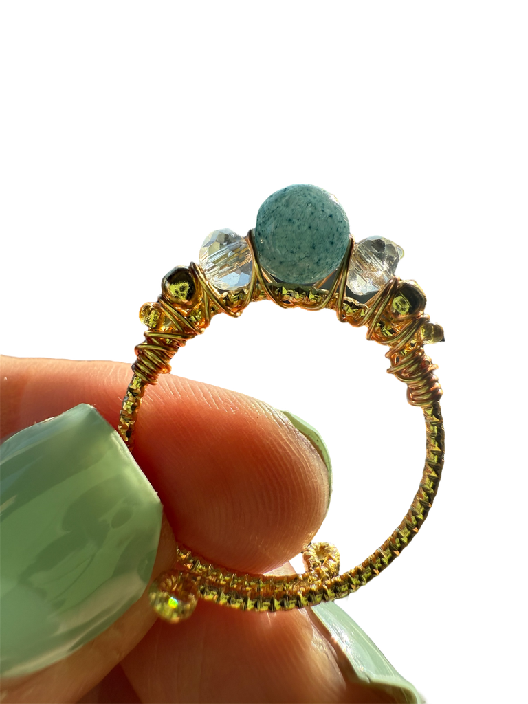 Aquamarin Edelsteinring