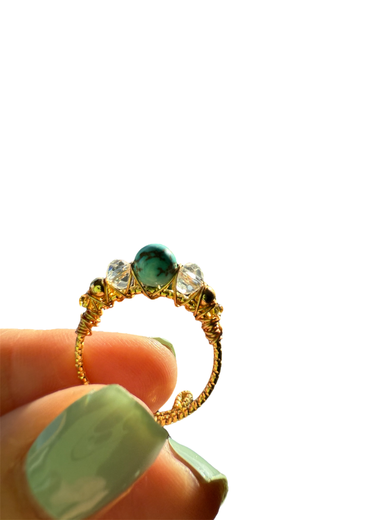 Türkis Edelsteinring