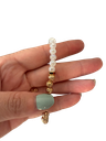 Lava Kugelarmband golden