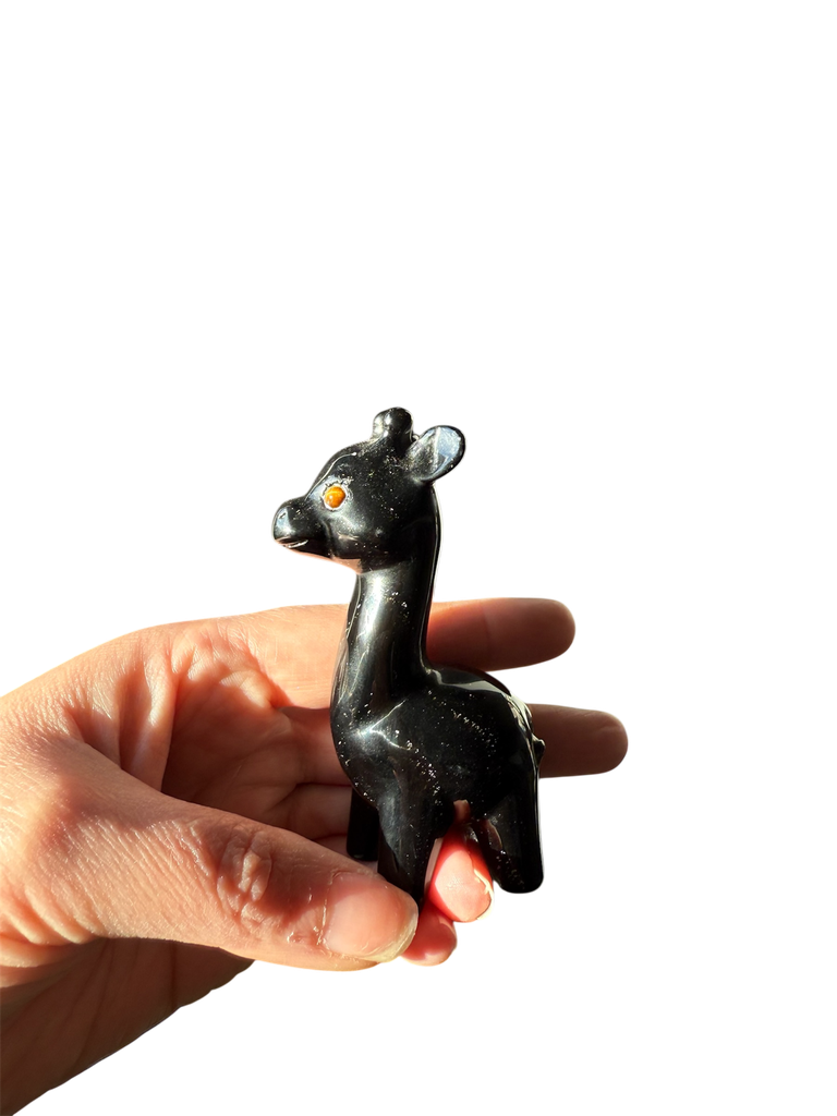 Onyx Giraffe mit Tigerauge