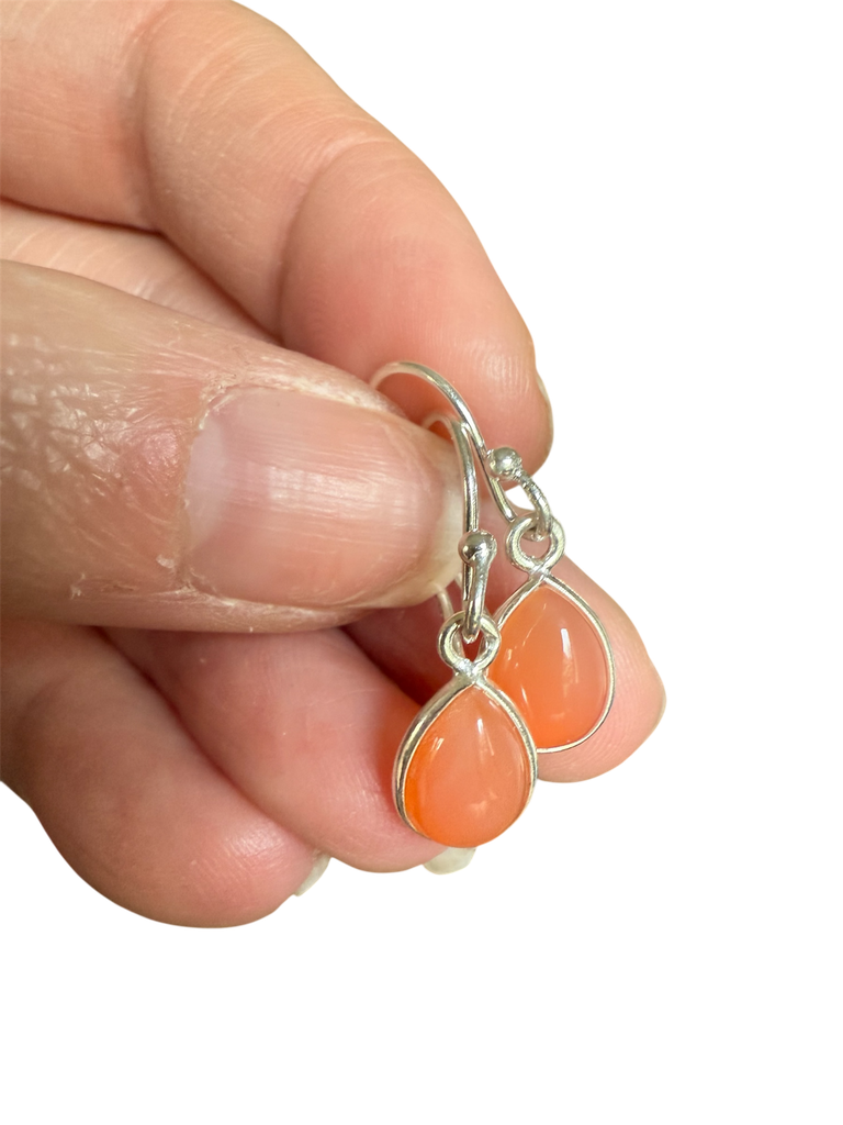 Karneol Ohrringe 925 Silber
