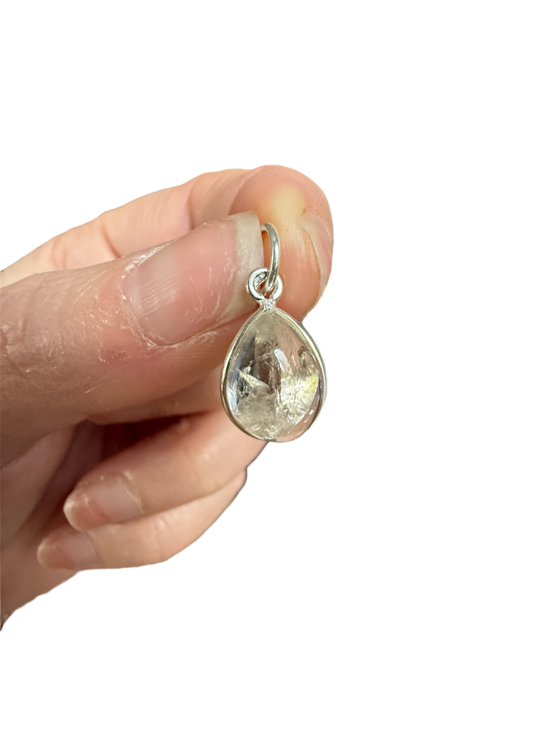 Citrin Anhänger 925 Silber 
