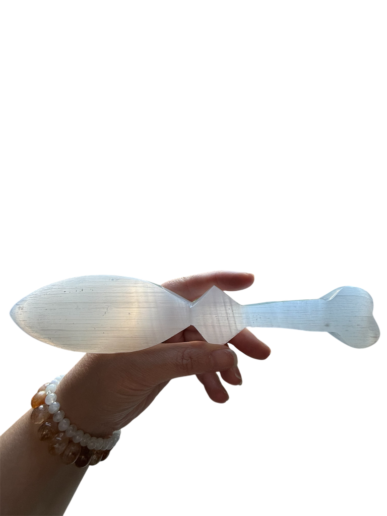 Selenit Dolch Schwert Ritual