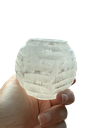 Selenit Schneeball Leuchte 