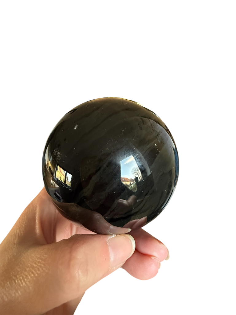 Obsidian Regenbogen Sphäre Kugel XL Unikat