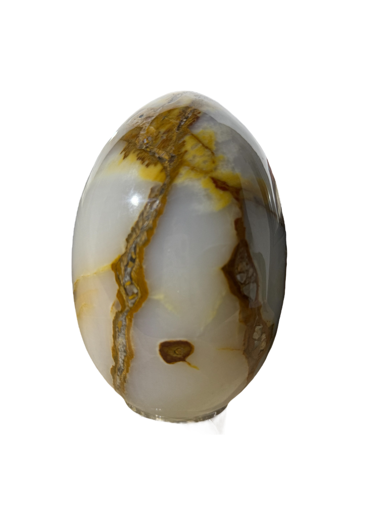 Achat mit Chalcedon Ei