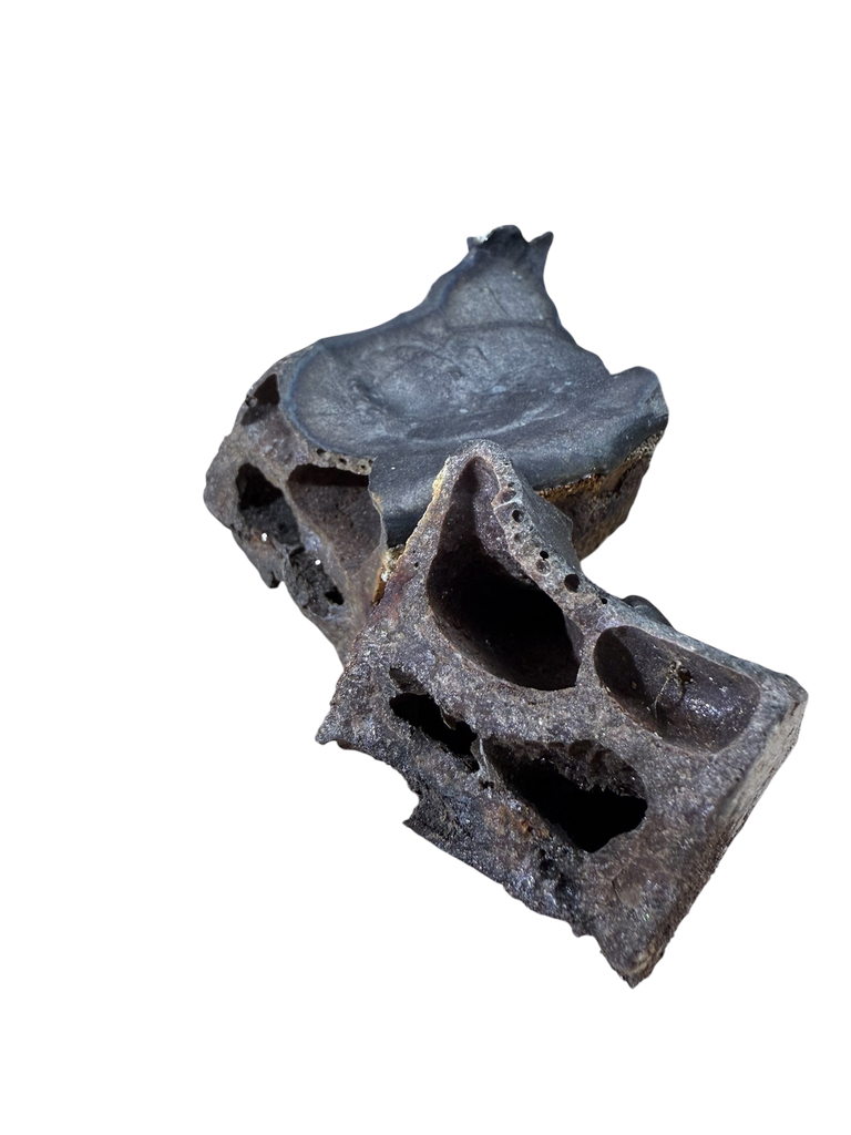 Lava-Chalcedon Hohlraumbildung