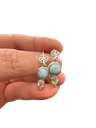 Larimar Design Ohrhänger mit Topas 925 Silber