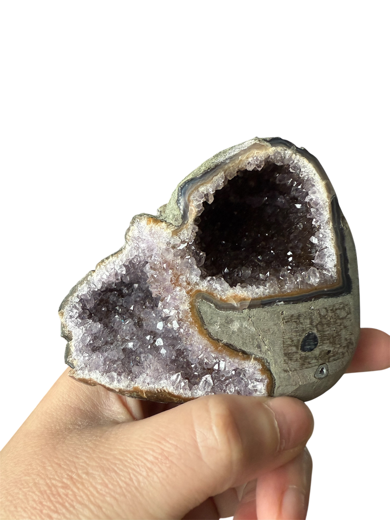 Amethyst Druse poliert