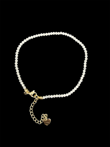 Mondstein Fußkettchen Regenbogen