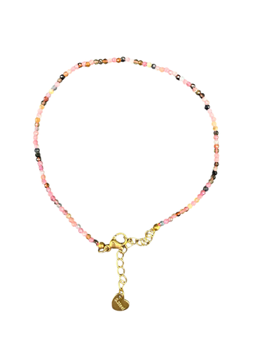 Turmalin Fußkettchen Mehrfarbig