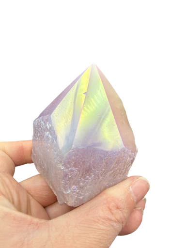 Rosenquarz Aura Spitze