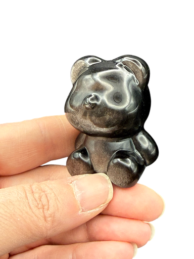 Obsidian Carving Teddy