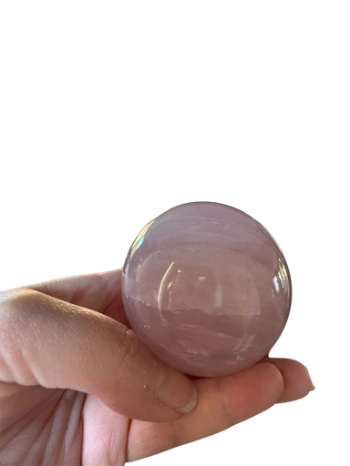 Rosenquarz Kristallkugel M