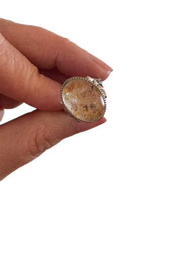 Phantomquarz Ring verstellbar